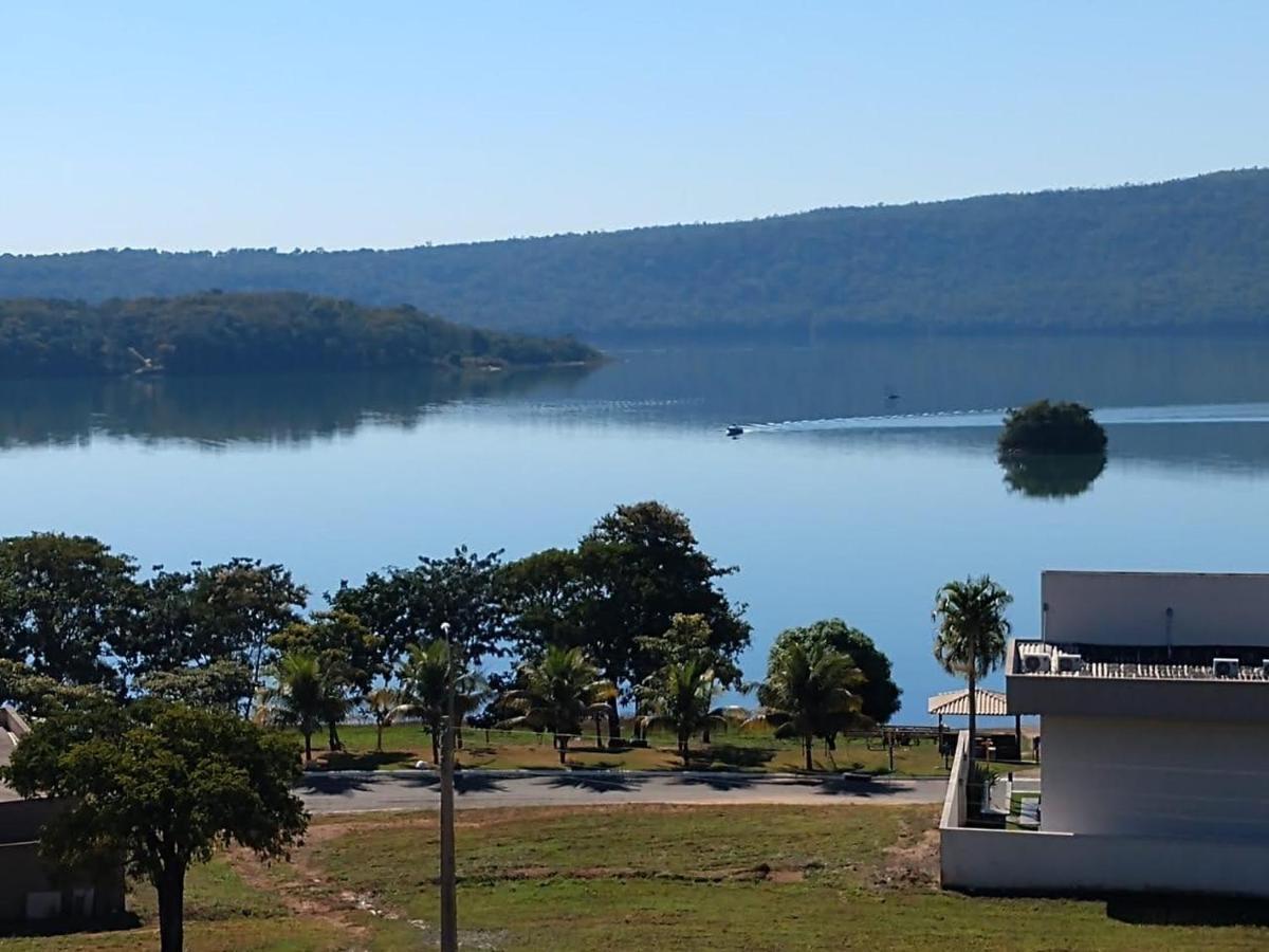 Enseada Nautico Apart Flat I Vista Para O Lago Corumba Калдас-Новас Экстерьер фото