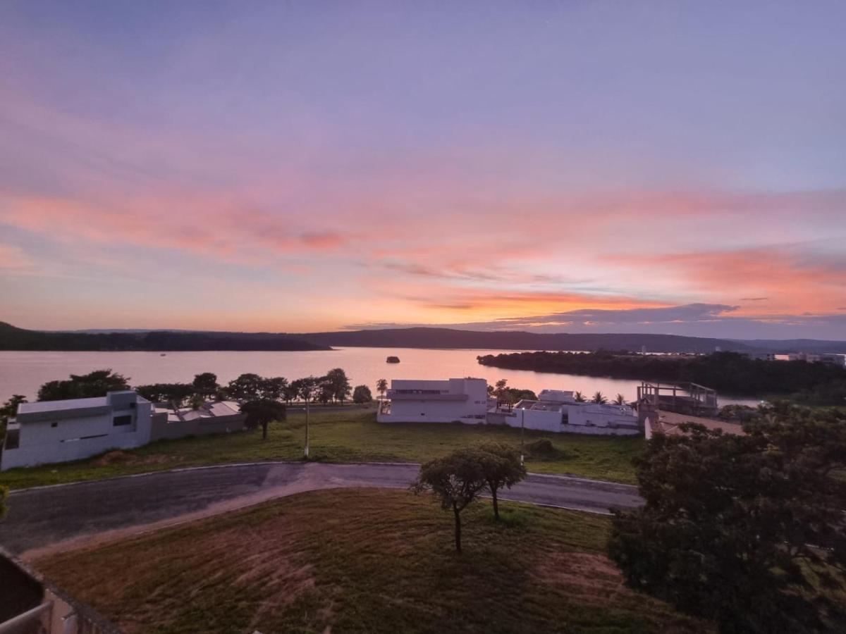 Enseada Nautico Apart Flat I Vista Para O Lago Corumba Калдас-Новас Экстерьер фото