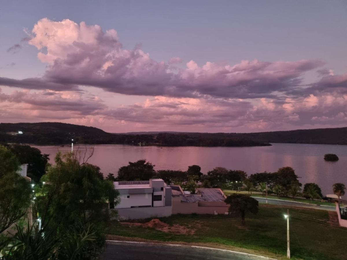 Enseada Nautico Apart Flat I Vista Para O Lago Corumba Калдас-Новас Экстерьер фото